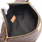 Louis Vuitton Bum Bag Monogram Body Bag Leather Brown