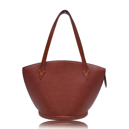 LOUIS VUITTON   Epi Red Leather Saint Jacques Gm Tote Bag