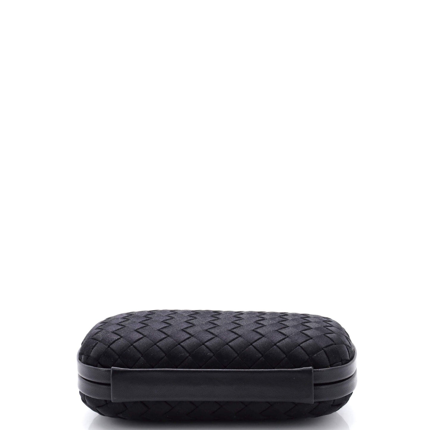 Box Knot Clutch Intrecciato Satin Small