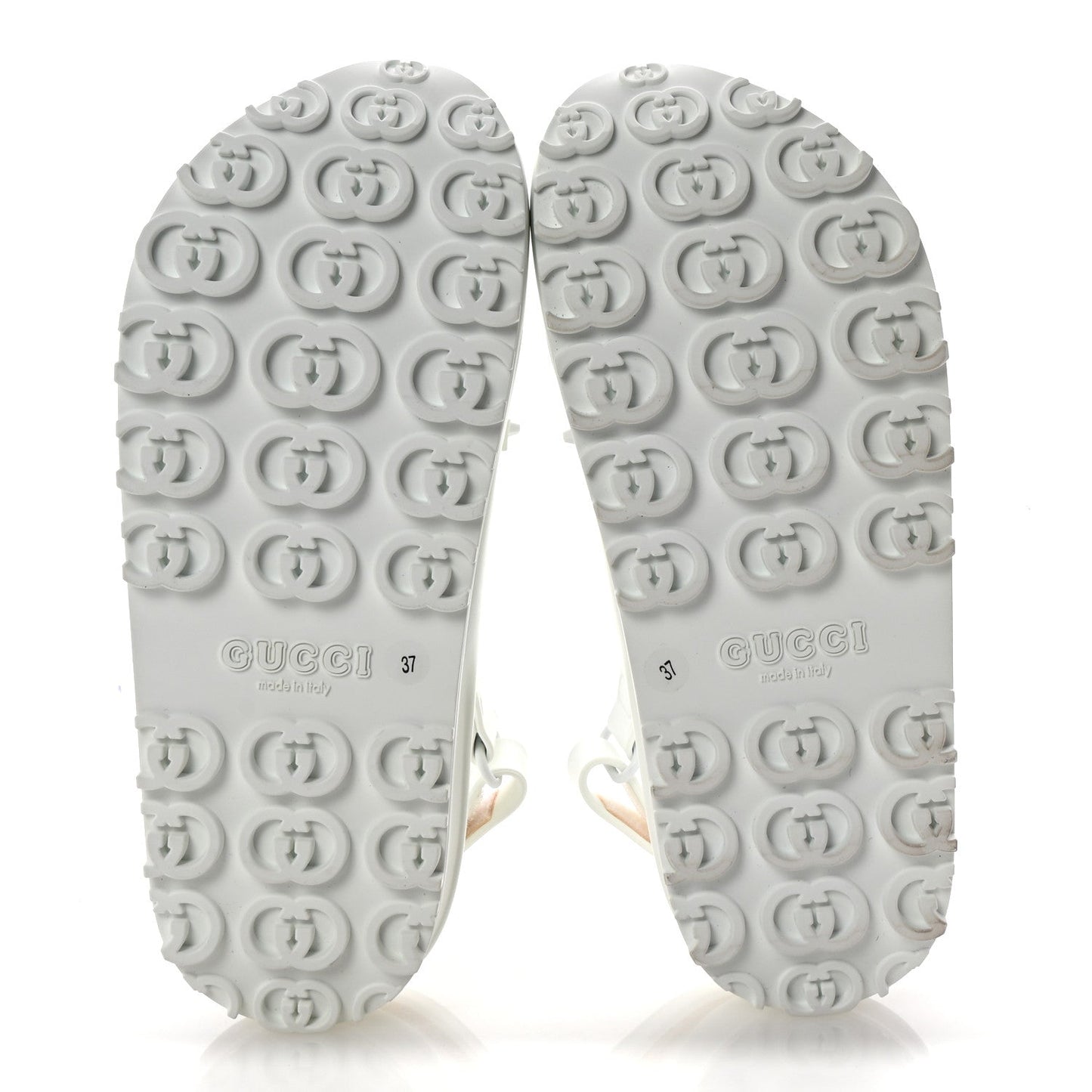 Amelia Soft Rubber Horsebit Touch Womens Strapped Sandals 37 Great White