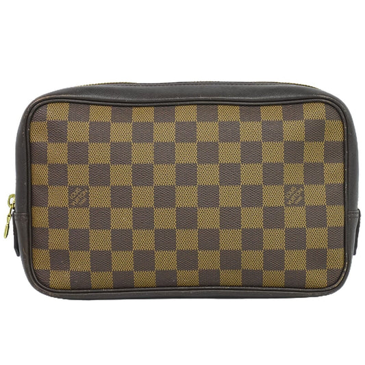 Louis Vuitton Trousse De Toilette 25  Canvas Clutch Bag