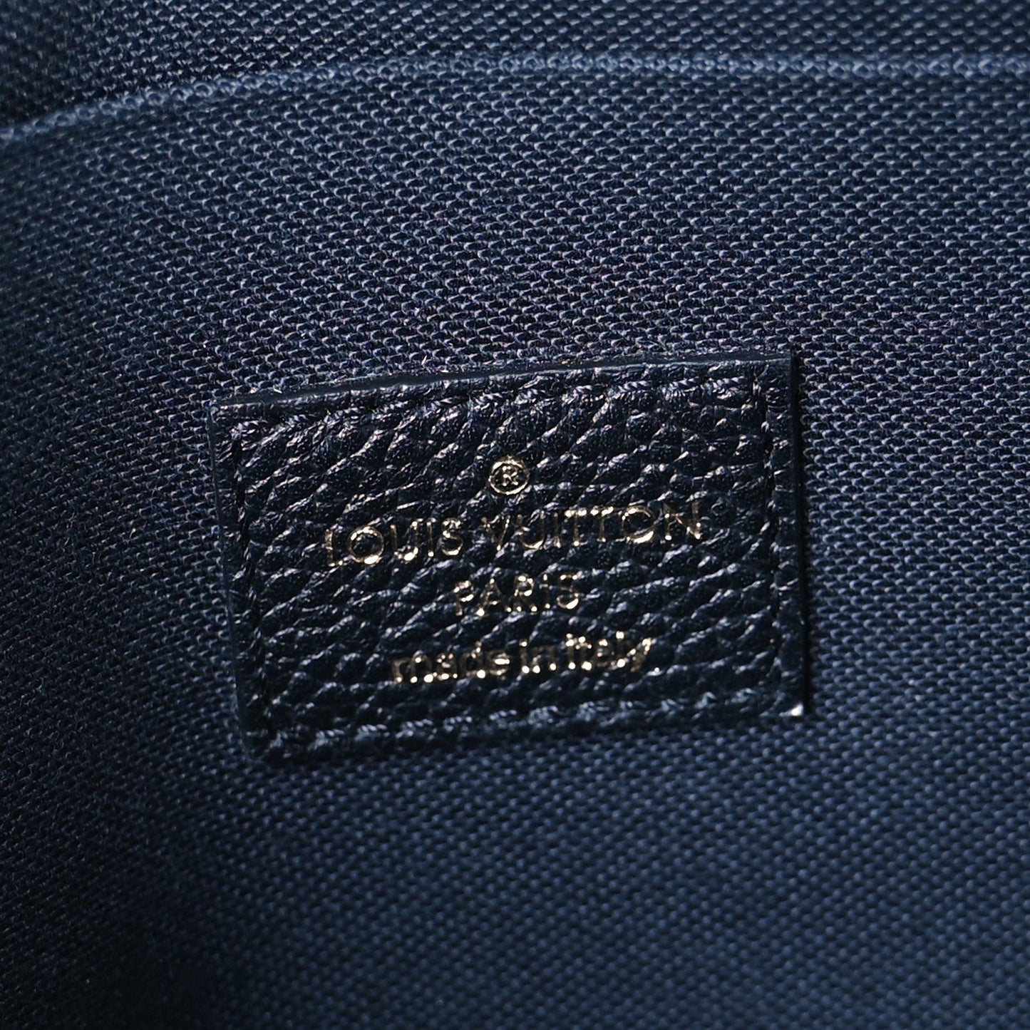 Louis Vuitton Empreinte Pochette Felicie Chain Wallet Black