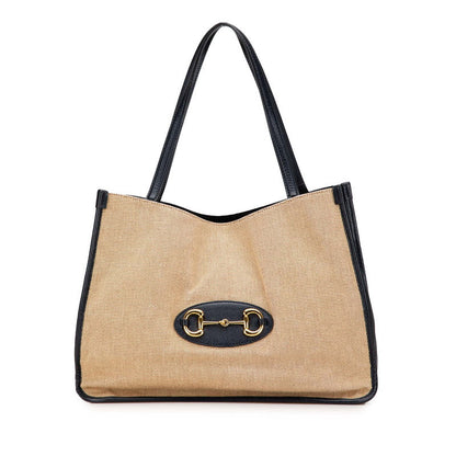 Gucci Horsebit Canvas 2way bag