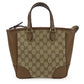 Gucci GG Canvas Leather 2way Handbag