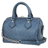 Louis Vuitton Shoulder Bag Speedy Bandouliere 20 Monogram Emplant Leather