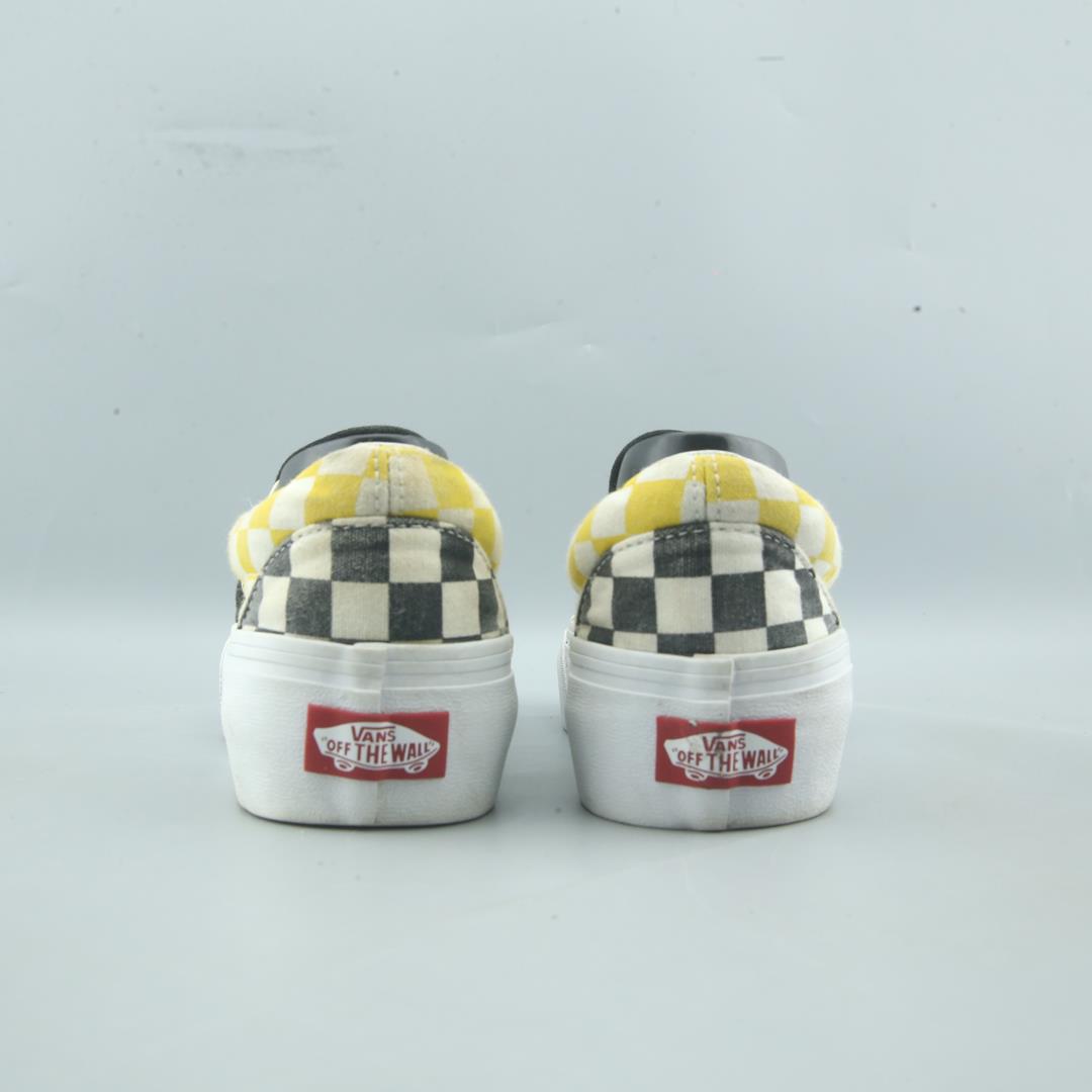VANS CLASSIC CHECKERBOARD FLORAL PLATFORM