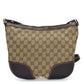 Gucci GG Canvas Leather Shoulder Bag 257072