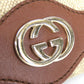 Gucci Interlocking GG Canvas Calfskin Key Holder
