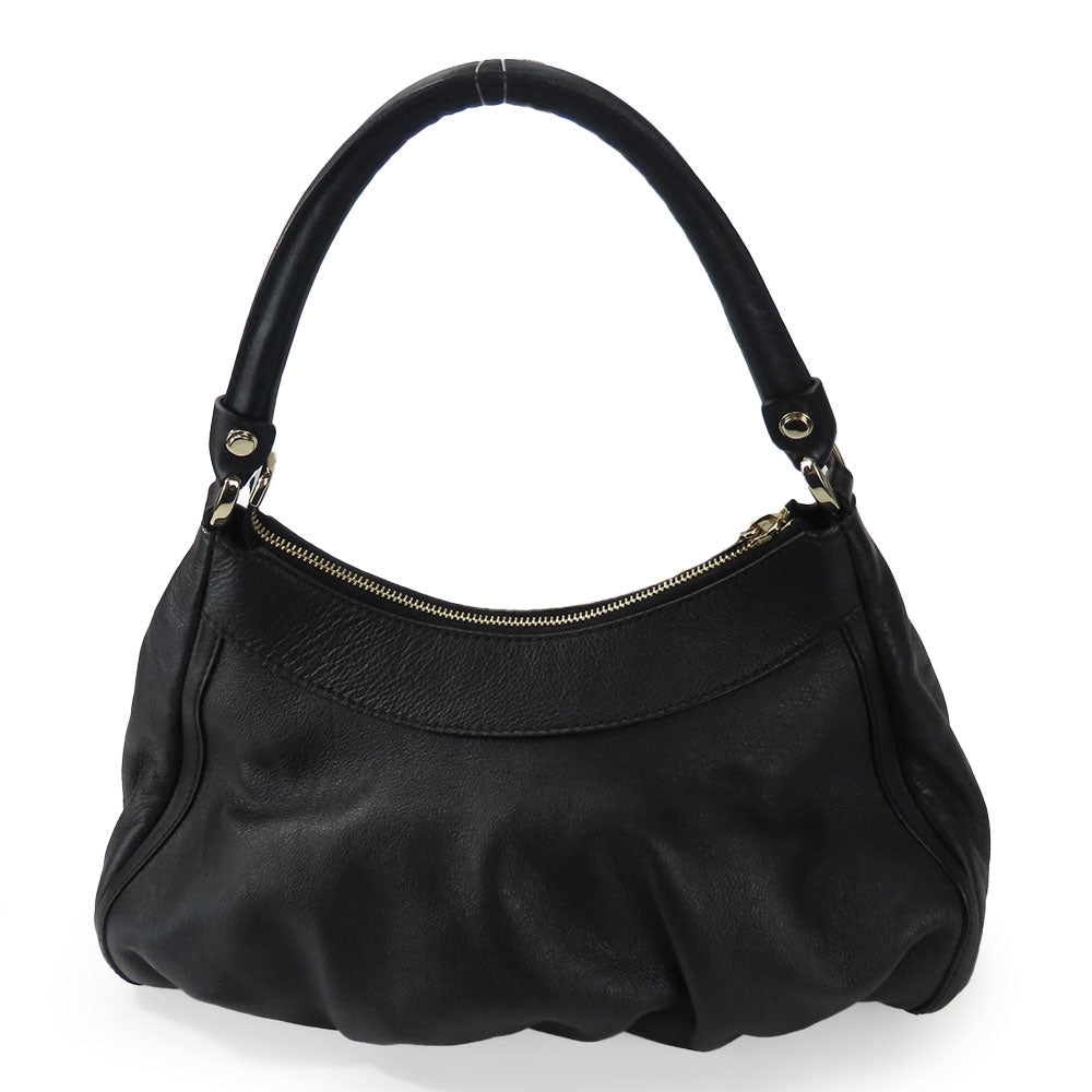 D GUCCI Leather Handbag Black Shoulder