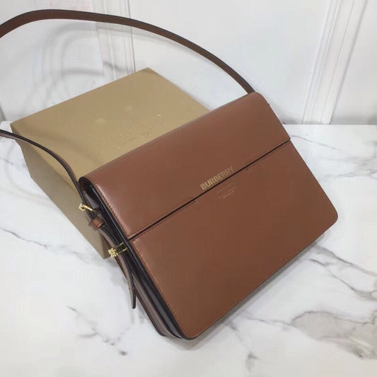 B-Berry - Amelia  Grace Shoulder Bag Large Brown For Women, Bags 10.2in/26Amelia
