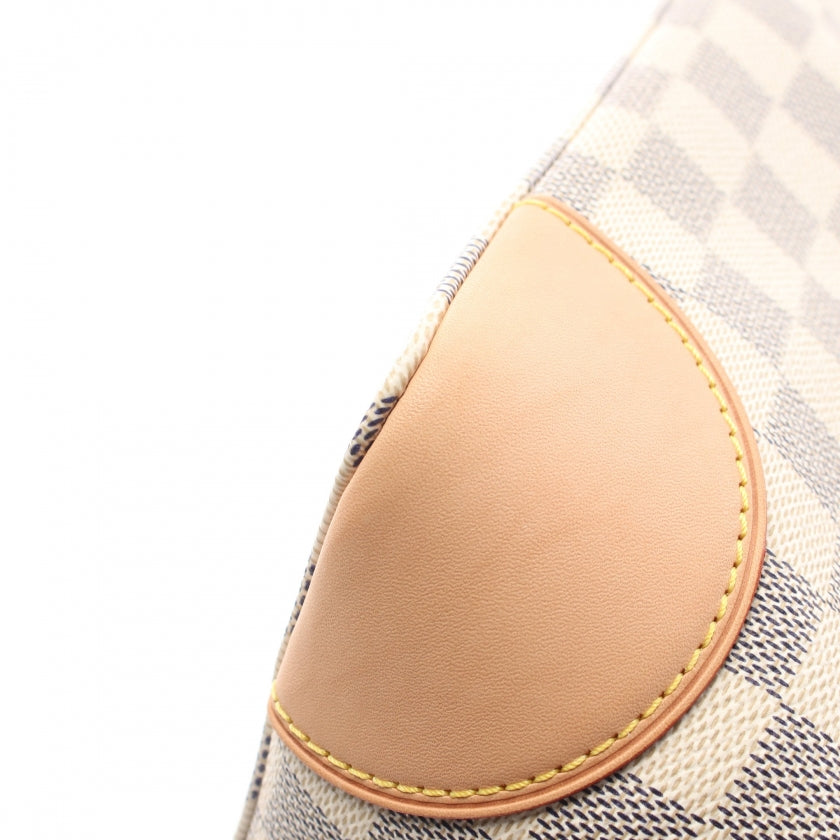 Louis Vuitton Hampstead PM Damier Azur Handbag White