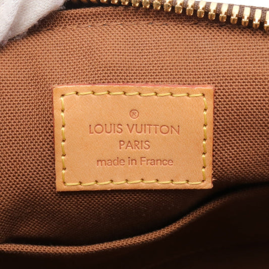 Louis Vuitton Tivoli PM Monogram Handbag PVC Leather Brown