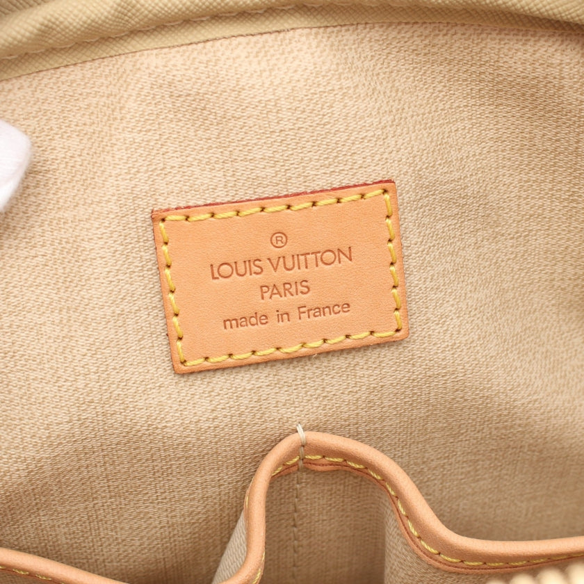 Louis Vuitton Trouville Monogram Handbag Leather Brown