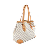 Louis Vuitton Hampstead MM Damier Azur Shoulder Bag Leather