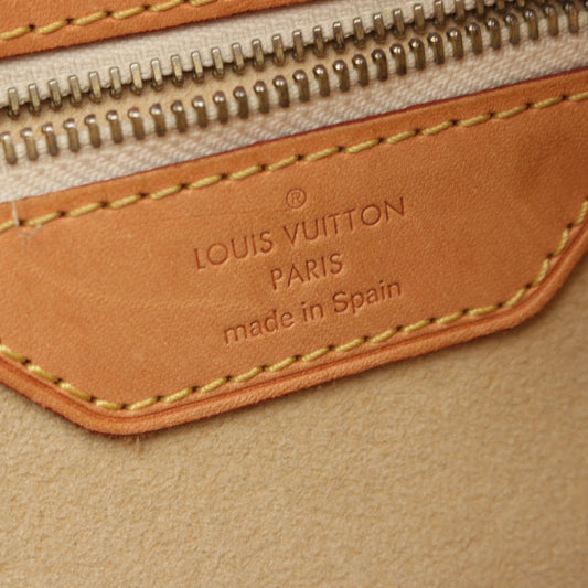 Louis Vuitton Hampstead MM Damier Azur Shoulder Bag Leather