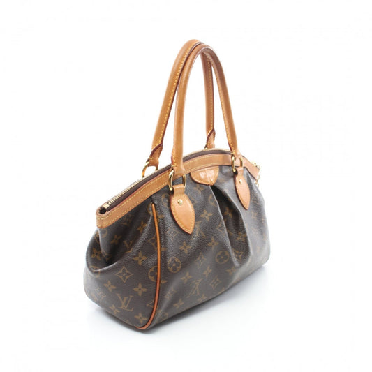 Louis Vuitton Tivoli PM Monogram Handbag Leather Brown