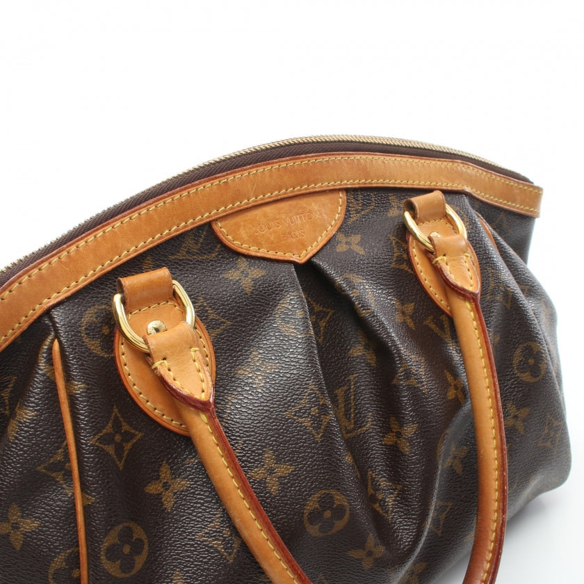 Louis Vuitton Tivoli PM Monogram Handbag Leather Brown