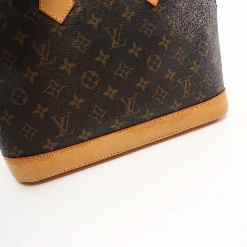 Louis Vuitton Alma PM Monogram Handbag PVC Leather Brown