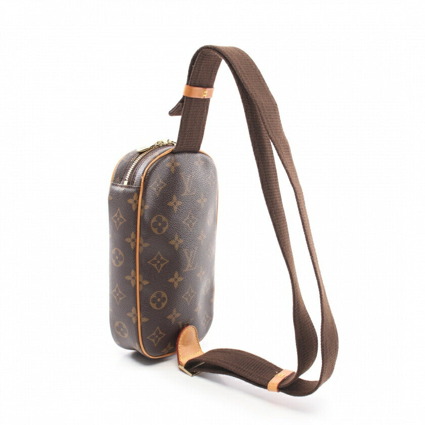 Louis Vuitton Pochette Ganju Monogram Body Bag PVC Leather