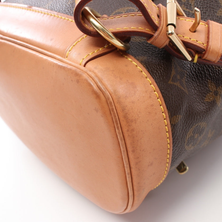Louis Vuitton Montsouris MM Monogram Backpack Rucksack Leather