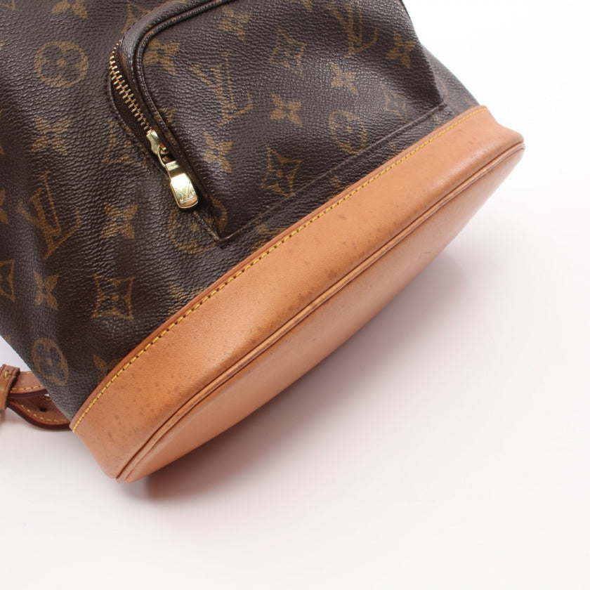 Louis Vuitton Montsouris MM Monogram Backpack Rucksack Leather