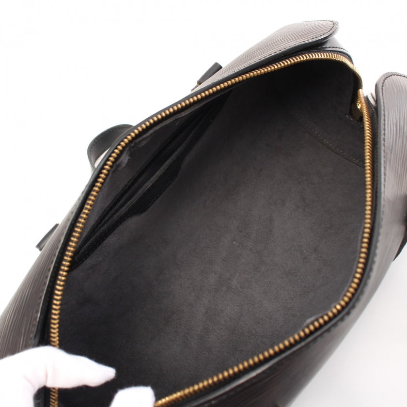 Louis Vuitton Epi Soufflot Handbag Noir Black