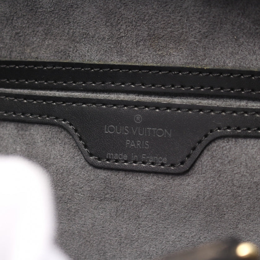 Louis Vuitton Epi Soufflot Handbag Noir Black