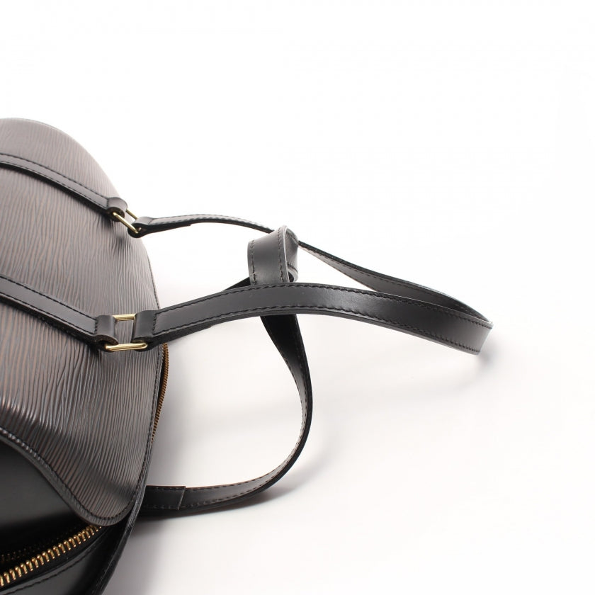 Louis Vuitton Epi Soufflot Handbag Noir Black