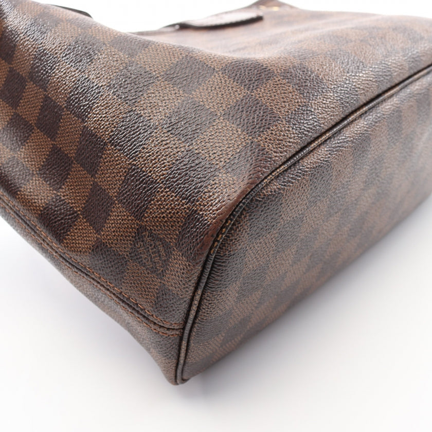 Louis Vuitton Neverfull PM Damier Ebene Handbag PVC Leather Brown