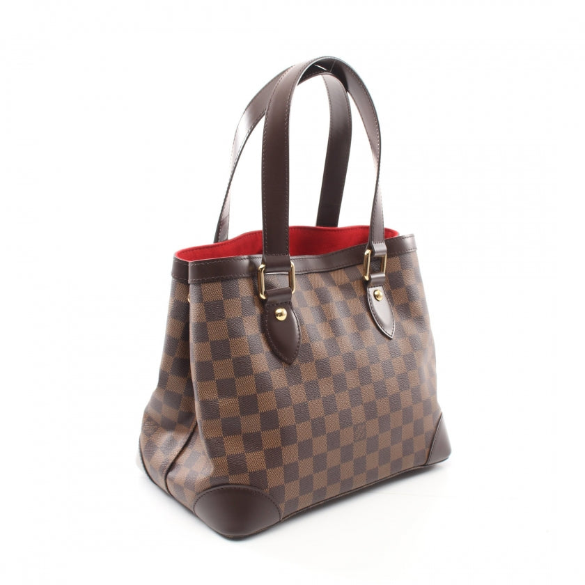 Louis Vuitton Hampstead PM Damier Ebene Handbag PVC Leather
