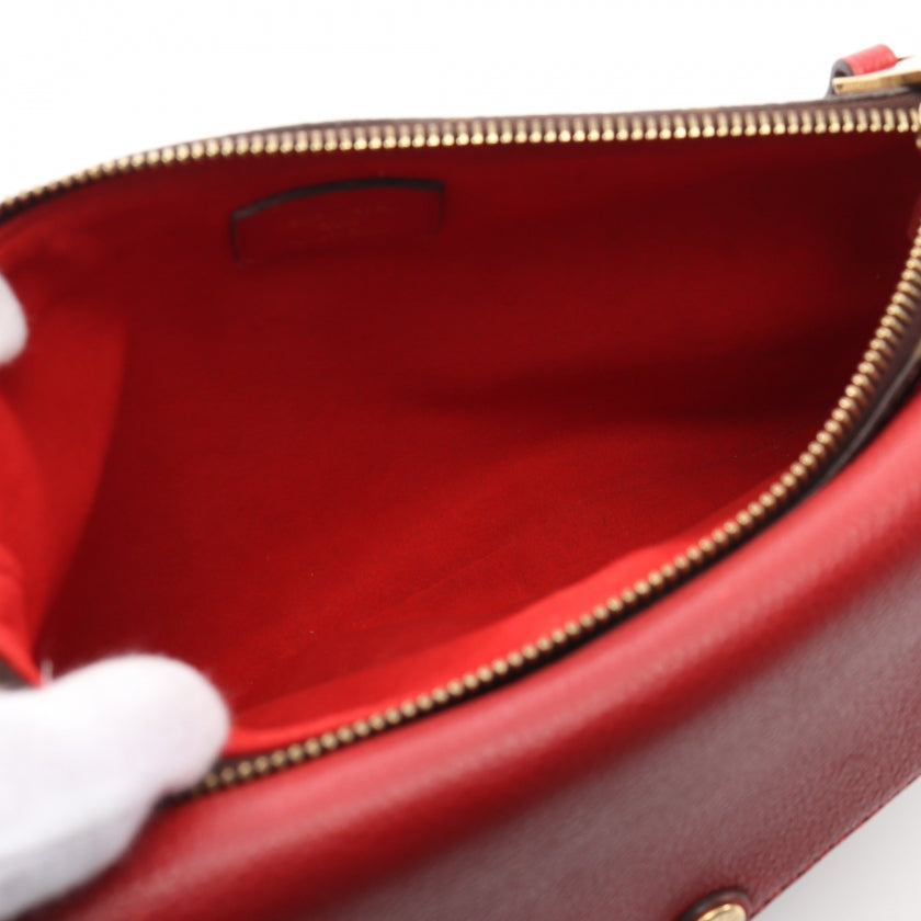 Louis Vuitton Twice Monogram Suise Shoulder Bag Leather
