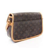 Louis Vuitton Sologne Monogram Shoulder Bag Leather Brown