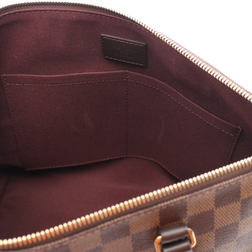 Louis Vuitton Jena PM Damier Ebene Shoulder Bag Leather Brown