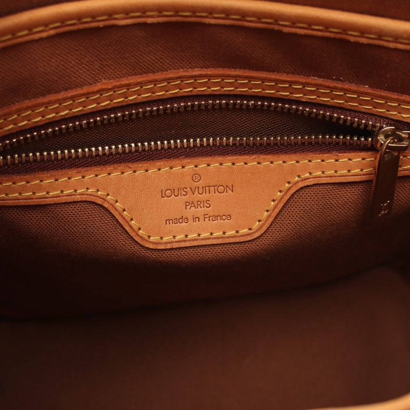 Louis Vuitton Vavin PM Monogram Handbag PVC Leather Brown