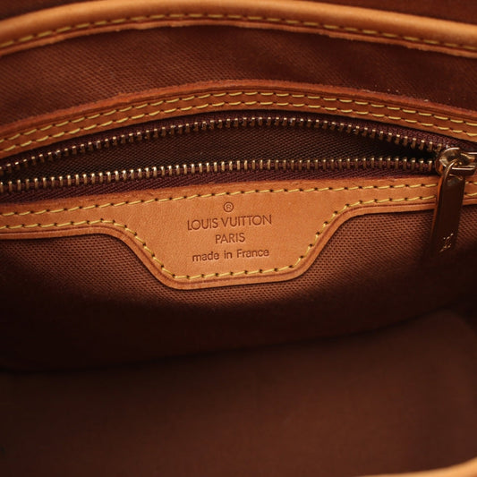 Louis Vuitton Vavin PM Monogram Handbag PVC Leather Brown