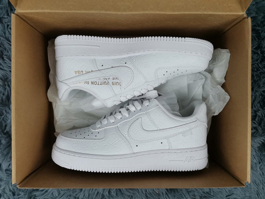  Nike Air Force 1 Low x LU VI Virgil Abloh ‘White’ For Men CT1741-101