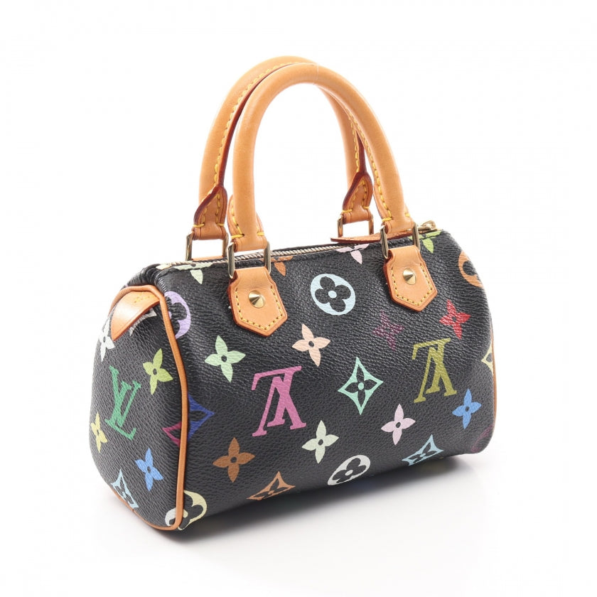 Louis Vuitton Mini Speedy Monogram Multicolor Noir Handbag