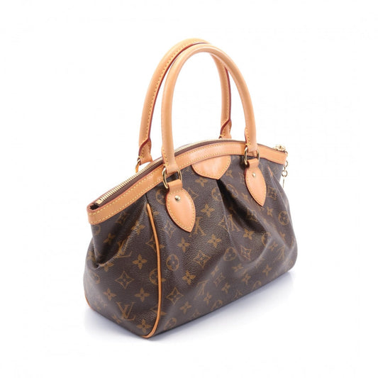 Louis Vuitton Tivoli PM Monogram Handbag PVC Leather Brown