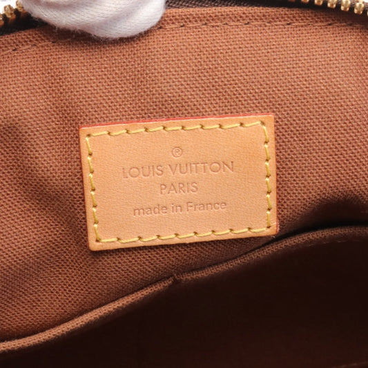 Louis Vuitton Tivoli PM Monogram Handbag PVC Leather Brown