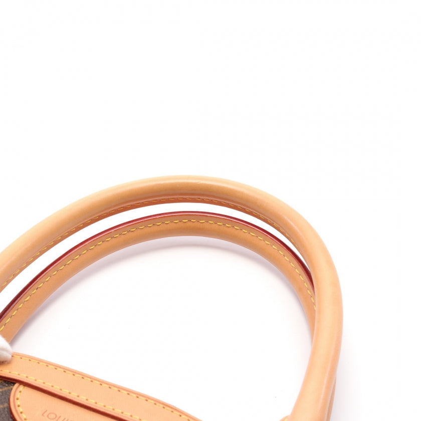 Louis Vuitton Tivoli PM Monogram Handbag PVC Leather Brown