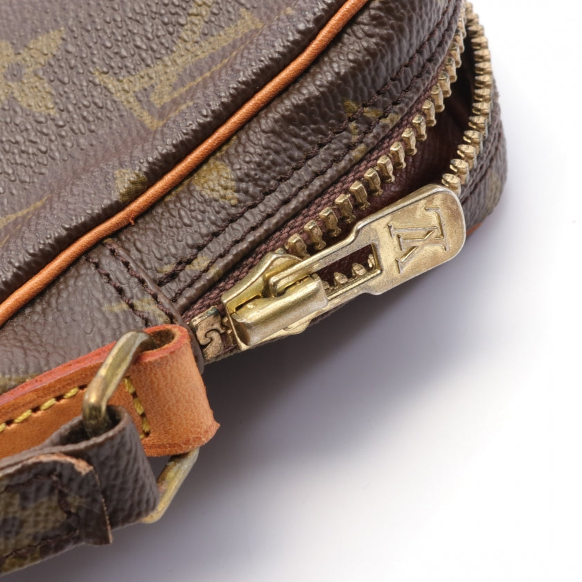 Louis Vuitton Mini Danube Monogram Shoulder Bag Leather