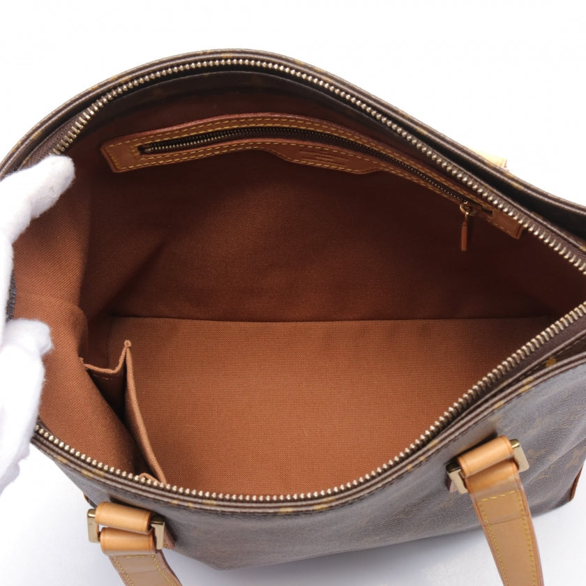 Louis Vuitton Hippo Piano Monogram Shoulder Bag Leather Brown