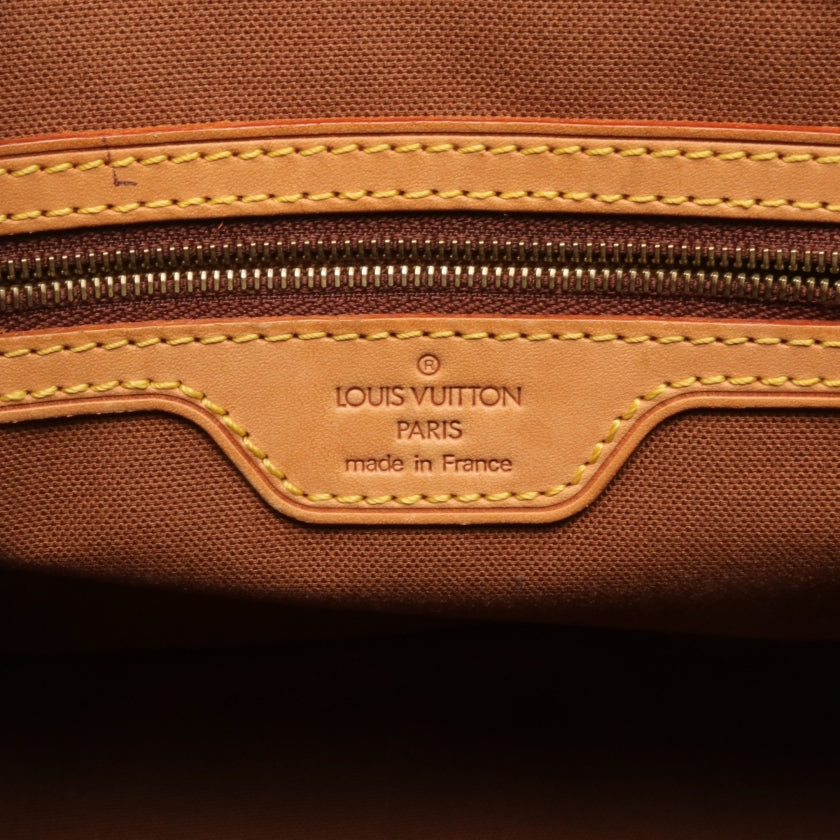 Louis Vuitton Hippo Piano Monogram Shoulder Bag Leather Brown