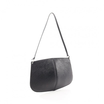 Louis Vuitton Pochette Demi Lune Epi Noir Handbag Leather