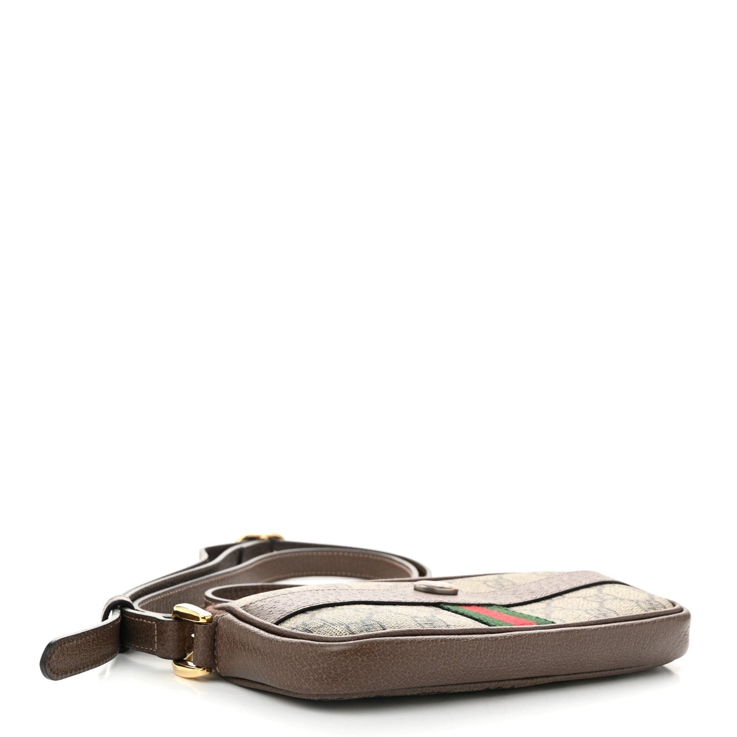 Amelia GG Supreme Monogram Web Mini Ophidia GG Bag Brown