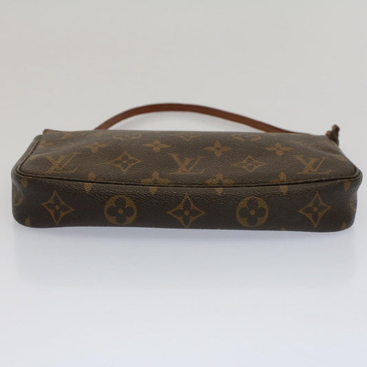Louis Vuitton Pochette Accessoire  Canvas Clutch Bag