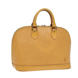 LOUIS VUITTON Epi Alma Hand Bag Yellow M52149 LV Auth 84913