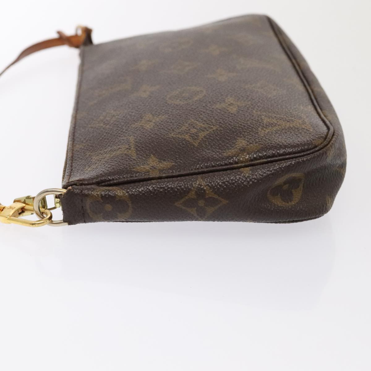 Louis Vuitton Pochette Accessoire  Canvas Clutch Bag