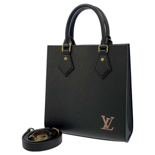 Louis Vuitton Handbag Epi Sac Plat BB 2way Black