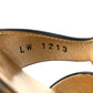 Louis Vuitton Metallic Calfskin LV Isola Flat Sandals Gold